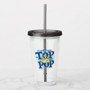 Dr. Seuss We Like To Hop On Top Of Pop Acrylic Tumbler