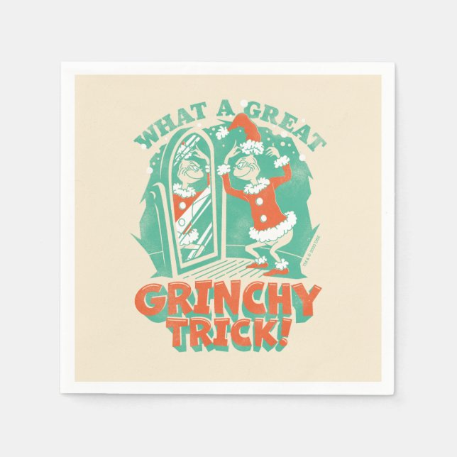 Dr. Seuss | What a Great Grinchy Trick! Napkin (Front)