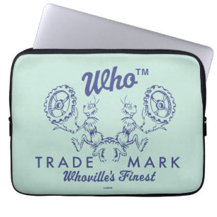 Dr. Seuss Who-ville's Finest Logo Laptop Sleeve