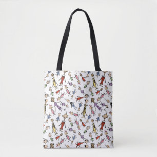 Dr. Seuss Whoville Characters Festive Pattern Tote Bag