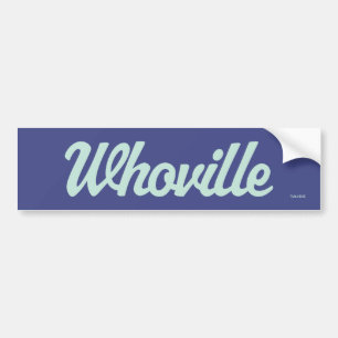 Dr. Seuss   Whoville Script Logo Bumper Sticker