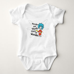 Dr. Seuss   Wonder and Think. Think and Wonder. Baby Bodysuit