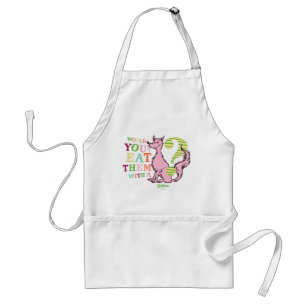 Dr. Seuss   Would You Eat Them With A Fox? Standard Apron