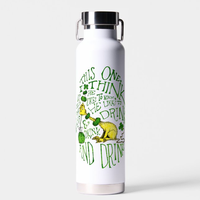 Dr. Seuss | Yink - St. Patrick's Day Water Bottle (Front)