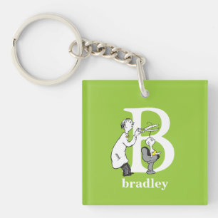 Dr. Seuss's ABC: Letter B - White   Add Your Name Key Ring