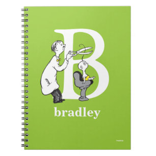 Dr. Seuss's ABC: Letter B - White   Add Your Name Notebook