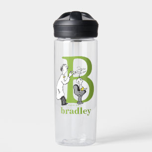 Dr. Seuss's ABC: Letter B - White Add Your Name Water Bottle
