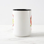 Dr. Seuss's ABC: Letter C - Red | Add Your Name Two-Tone Coffee Mug (Center)