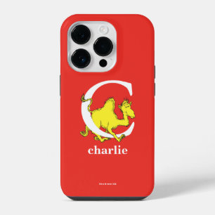 Dr. Seuss's ABC: Letter C - White Add Your Name iPhone 14 Pro Case