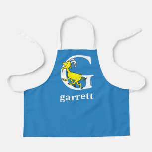 Dr. Seuss's ABC: Letter G - White   Add Your Name Apron