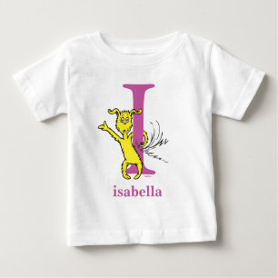 Dr. Seuss's ABC: Letter I - Purple Add Your Name Baby T-Shirt