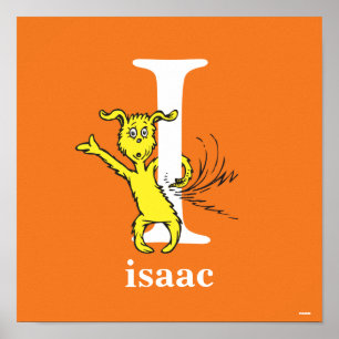Dr. Seuss's ABC: Letter I - White   Add Your Name Poster