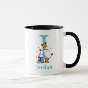 Dr. Seuss's ABC: Letter J - Teal   Add Your Name Mug