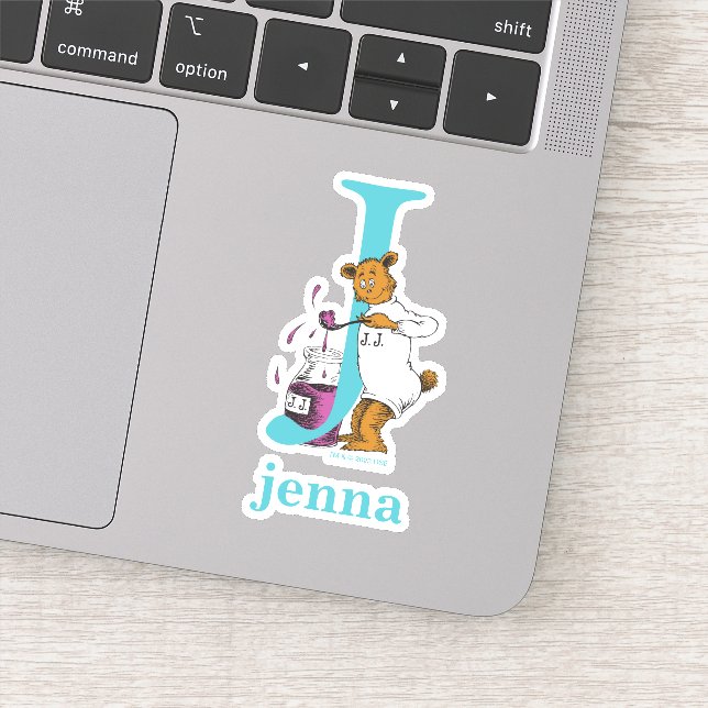 Dr. Seuss's ABC: Letter J - White | Add Your Name (Detail)