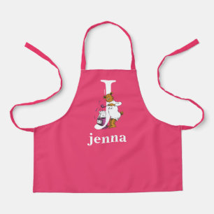 Dr. Seuss's ABC: Letter J - White   Add Your Name Apron