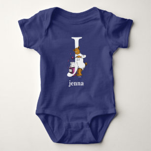Dr. Seuss's ABC: Letter J - White | Add Your Name Baby Bodysuit
