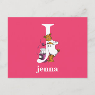 Dr. Seuss's ABC: Letter J - White Add Your Name Postcard