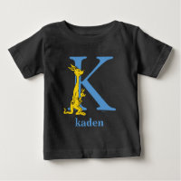 Dr. Seuss's ABC: Letter K - Blue | Add Your Name