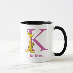 Dr. Seuss's ABC: Letter K - Purple   Add Your Name Mug