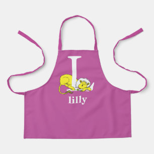 Dr. Seuss's ABC: Letter L - White   Add Your Name Apron