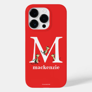 Dr. Seuss's ABC: Letter M - White   Add Your Name Case-Mate iPhone 14 Pro Case