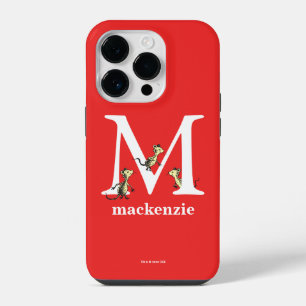 Dr. Seuss's ABC: Letter M - White Add Your Name iPhone 14 Pro Case