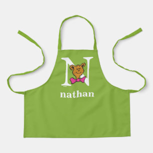 Dr. Seuss's ABC: Letter N - White   Add Your Name Apron