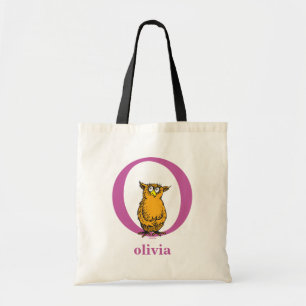 Dr. Seuss's ABC: Letter O - Purple   Add Your Name Tote Bag