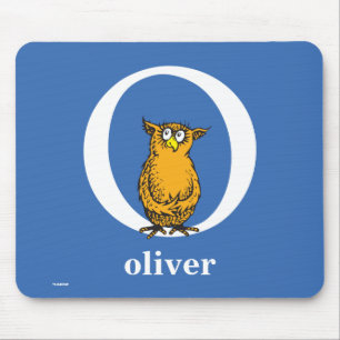 Dr. Seuss's ABC: Letter O - White   Add Your Name Mouse Pad