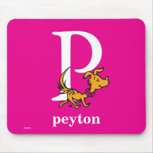 Dr. Seuss's ABC: Letter P - White   Add Your Name Mouse Pad