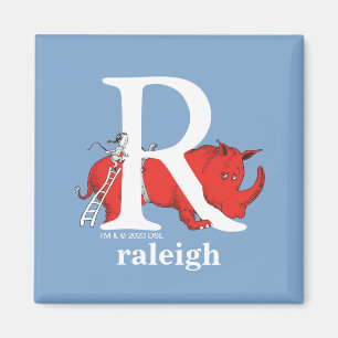Dr. Seuss's ABC: Letter R - White   Add Your Name Magnet