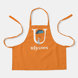 Dr. Seuss's ABC: Letter U - White   Add Your Name Apron