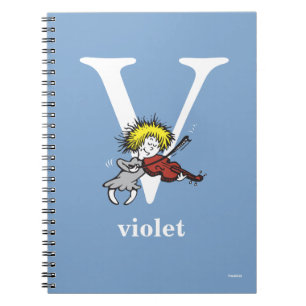 Dr. Seuss's ABC: Letter V - White   Add Your Name Notebook