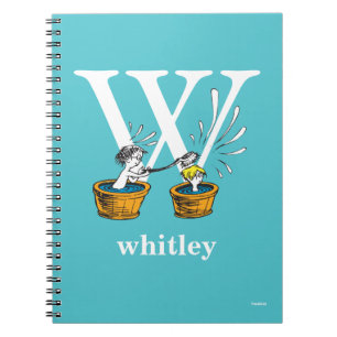 Dr. Seuss's ABC: Letter W - White   Add Your Name Notebook