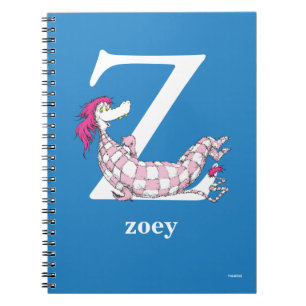 Dr. Seuss's ABC: Letter Z - White   Add Your Name Notebook