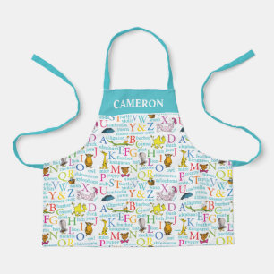 Dr. Seuss's ABC Pattern with Words Apron