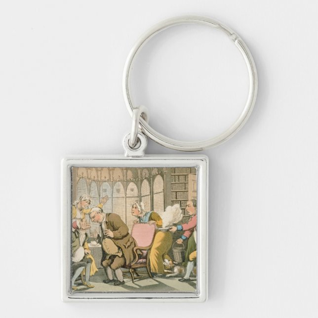 Dr Syntax in Danger, from 'The Tour of Dr Syntax i Key Ring (Front)