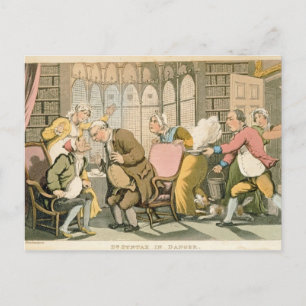 Dr Syntax in Danger, from 'The Tour of Dr Syntax i Postcard