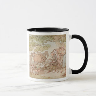 Dr. Syntax sketching after nature Mug