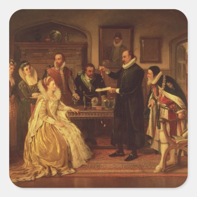 Dr William Gilberd Square Sticker (Front)