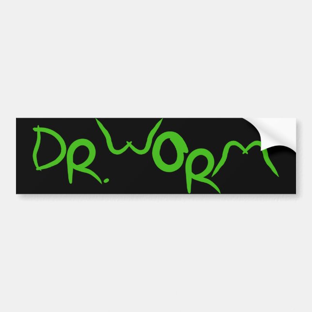 Dr Worm Bumper Sticker (Front)