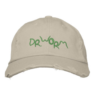 Dr Worm Embroidered Hat