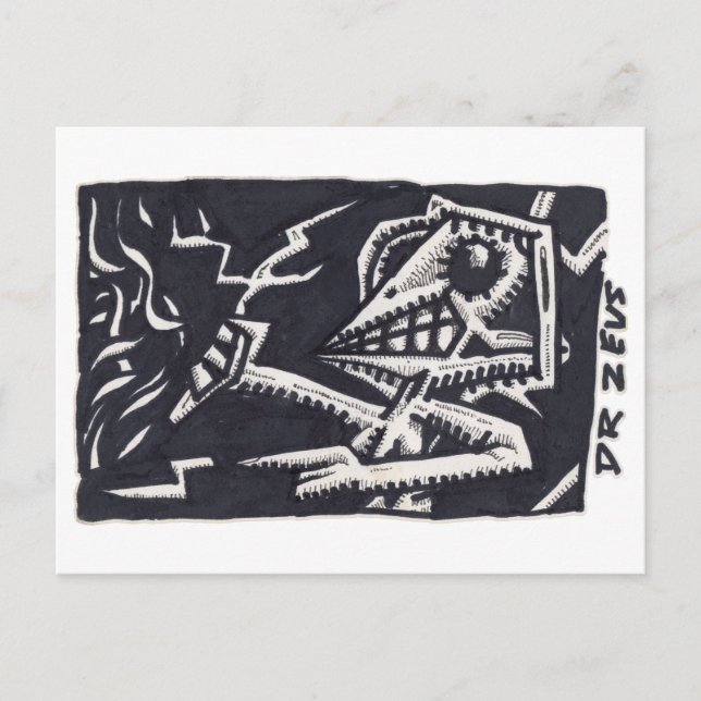 Dr Zeus Postcard (Front)