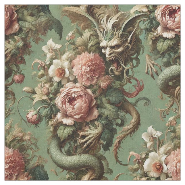 Drac’s Finery – Gothic Statement Tile Fabric (Swatch)