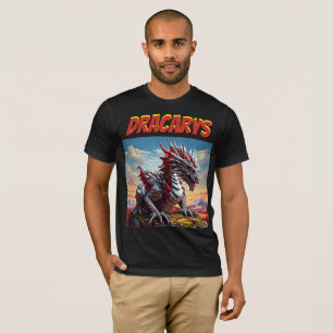 Dracarys: Conquer Your Style with Retro Majesty T-Shirt