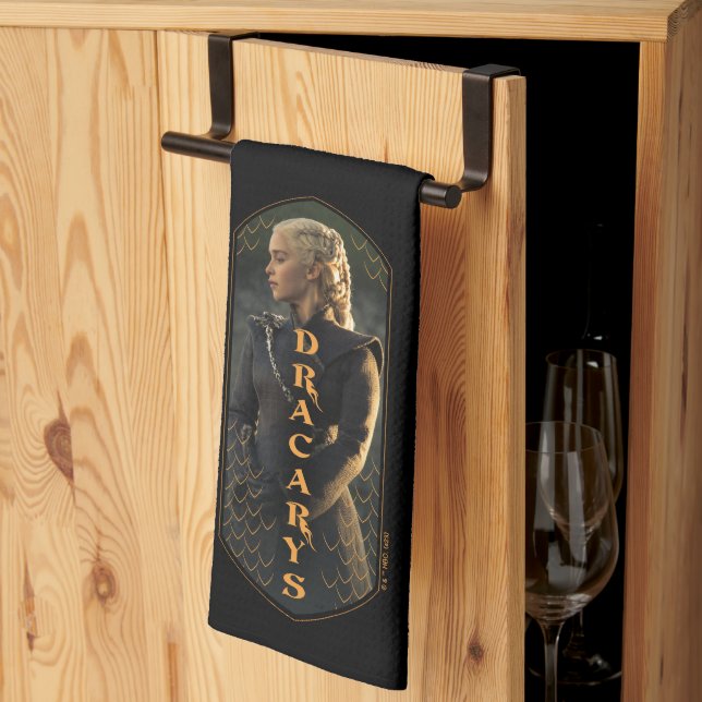 "Dracarys" Daenerys Targaryen Graphic Tea Towel (Thirds Fold)