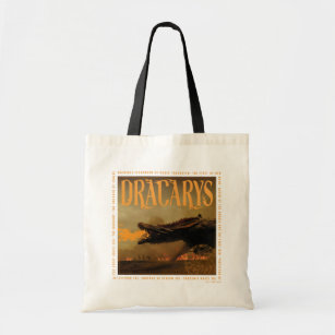 "Dracarys" Drogon Breathing Fire Graphic Tote Bag