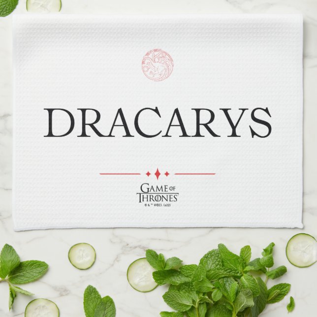 Dracarys Tea Towel (Folded)