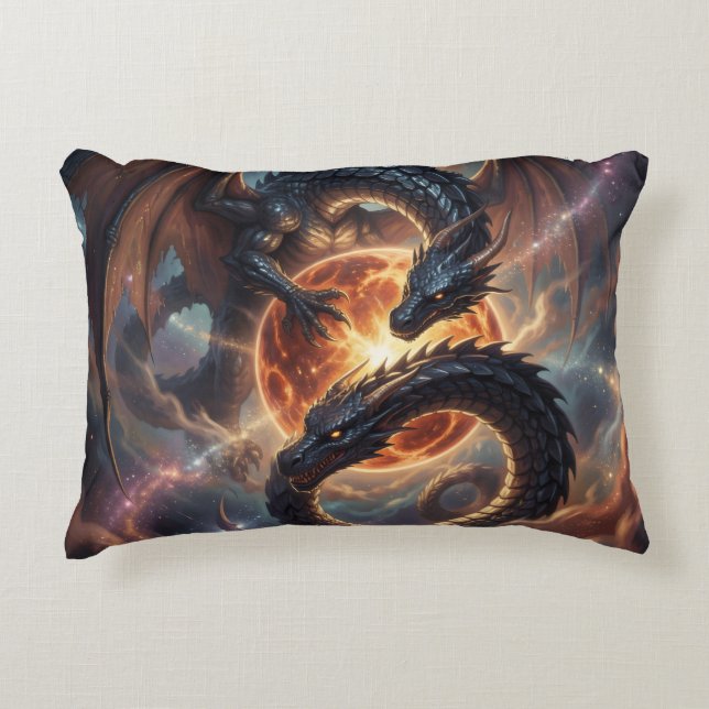 Drachenwelt – Das Reich aus Feuer und Magie´3 Decorative Cushion (Front)