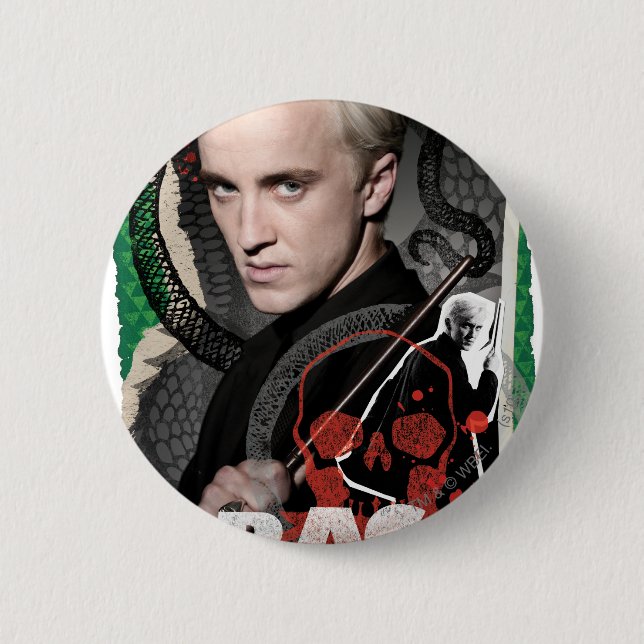 Draco Malfoy 6 6 Cm Round Badge (Front)